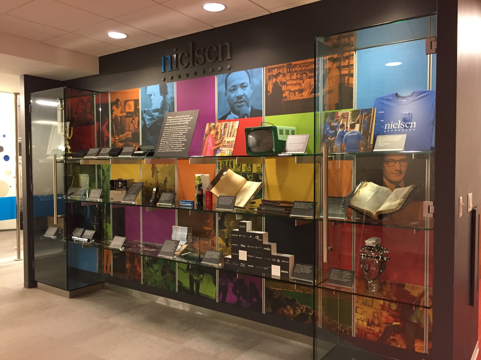 Photo: Nelson Corporate History at International Headquarters, Wilton, CT
